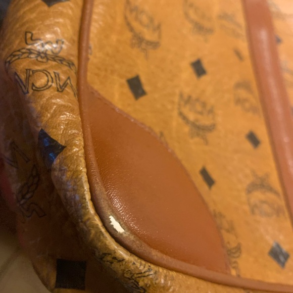 ‼️ SALE ‼️ MCM Vintage Visetos Leather Monogram Laptop Briefcase Tote Bag - Picture 8 of 11